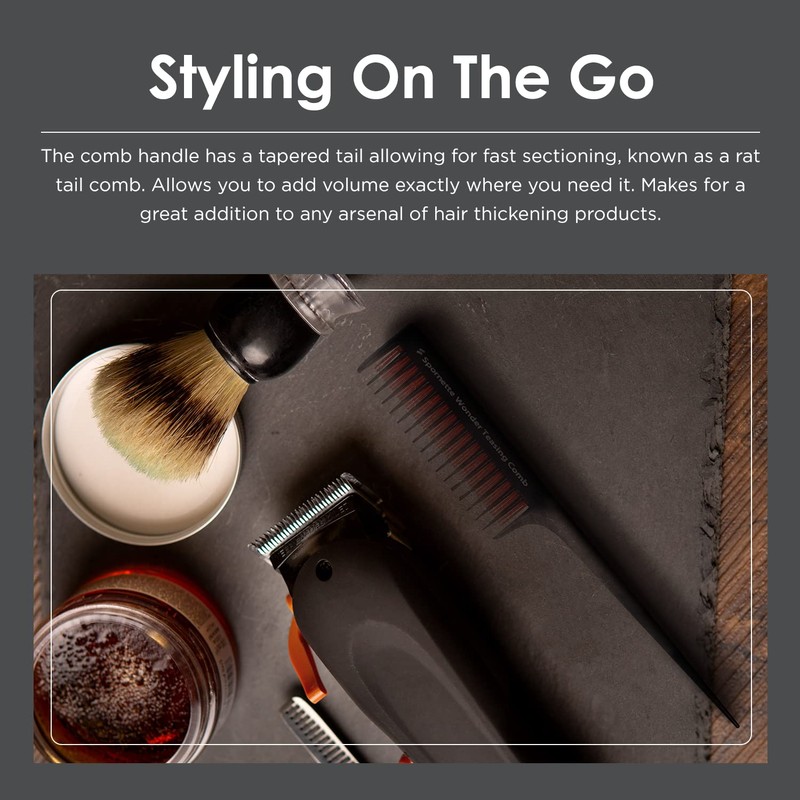 Spornette Little Wonder Rat Tail Comb - Hair Comb for