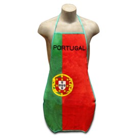 JAVI Sports Portugal Flag Kitchen & BBQ Set w/ Apron, Oven-mitt & Pot-holder Portuguese