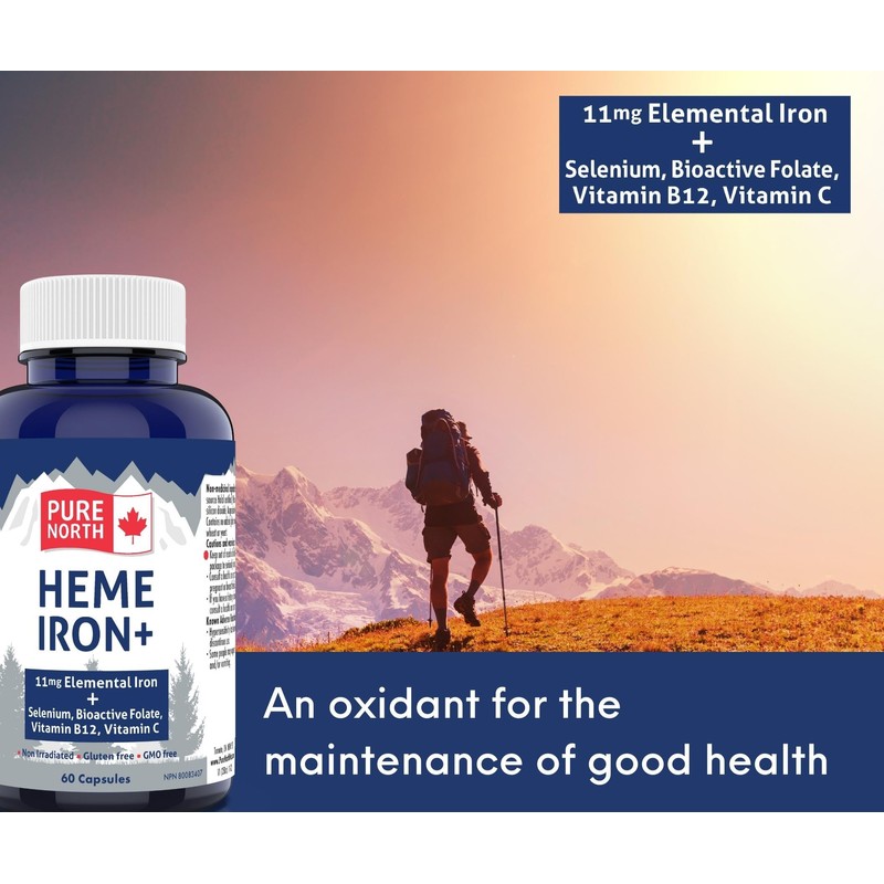 PURE NORTH NATURALS Pure North Naturals - Heme Iron 60