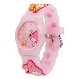 Sanrio Wristwatch, Children's Quartz Watch, Lightweight, Quartz Watch, Cartoon, Simple Watch, Cute Watch, School Entrance Entrance School, Birthday, Gift, Unisex, Pink, Casual
