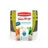 Rubbermaid TakeAlongs Snacking Food Storage Containers, 2 Cups Size -