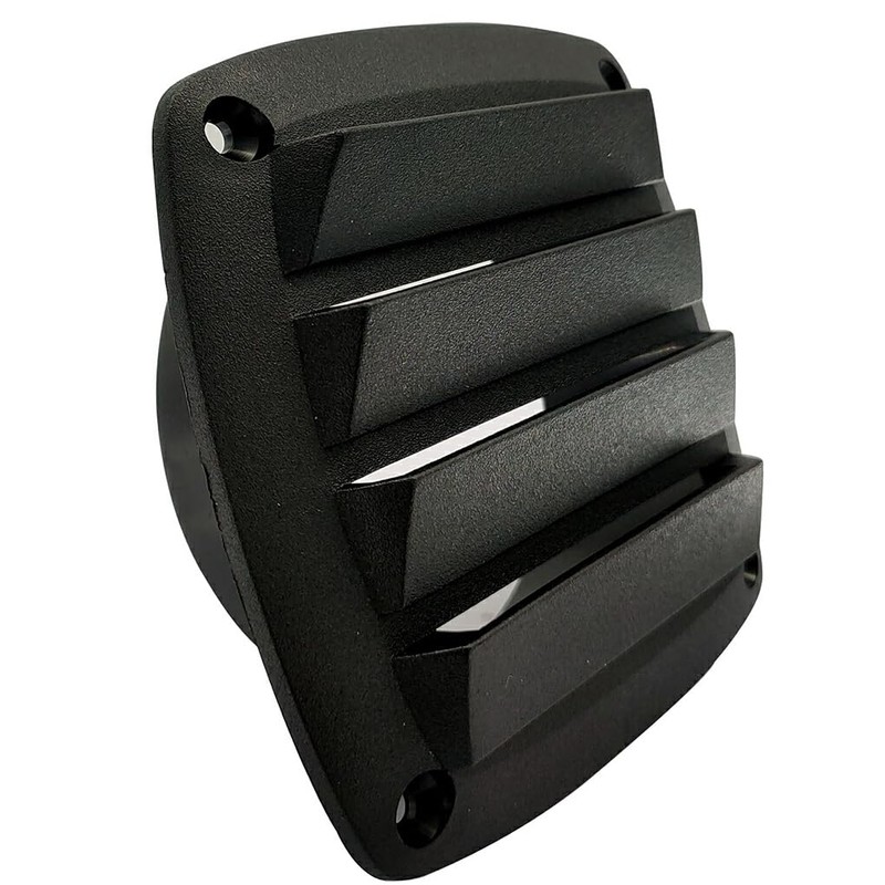 Black Exhaust Ventilation Plate for Your Enclosed Trailer Vent -