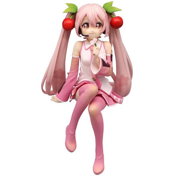 Furyu USA (AMU-SHP0449) Hatsune Miku Sakura Miku Noodle Stopper Figure