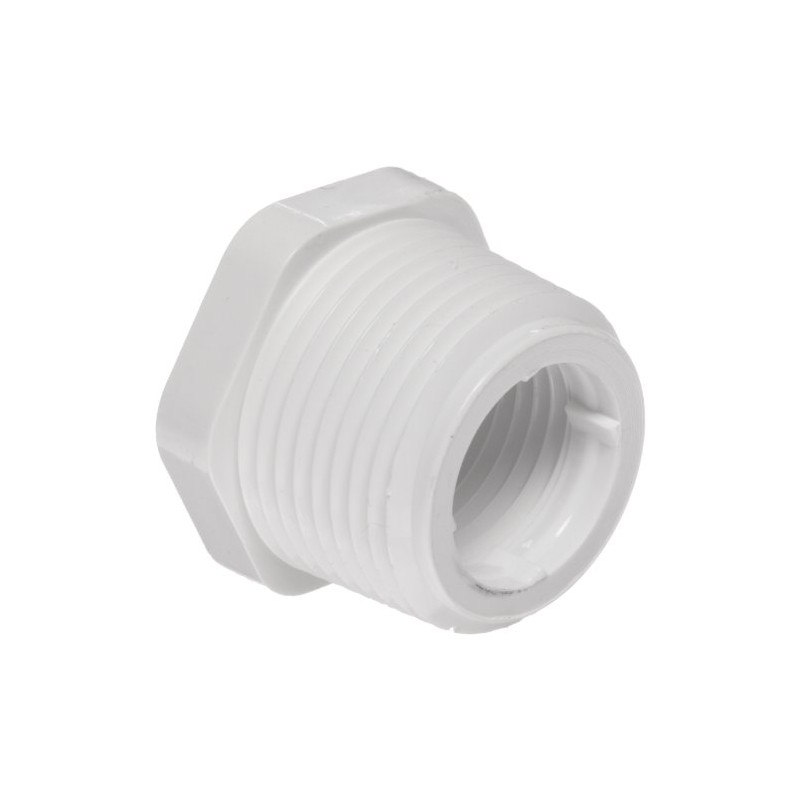 Spears 439 Series PVC Pipe Fitting, Bushing, Schedule 40, 1/2"