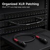 KOOKFJLLZ XLR Female to Female Cable 1ft 2 Pack -