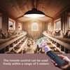 ONLSITY Solar Pendant Lights, Outdoor Indoor 300 Lumen Solar LED
