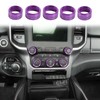 Voodonala for Dodge RAM Aluminum Center Console AC Radio Switch