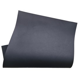 Cowhide Leather Cuts 2 mm - Genuine Leather A1 to A5 Formats - High Quality Full Grain Leather from Italy - Leather Panels for Crafts, Sewing, Bookbinding, Furniture & Crafts (Black, A5 (148 x 210 mm