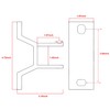 ALEKO Replacement Wall Mounting Bracket for Retractable Awnings - White