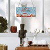 Second Ave Happy Christmas Xmas Wooden Hanging Decoration Festive Home