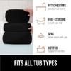 GORILLA GRIP Bath Pillow for Tub, Improved Suction Cups, Luxury