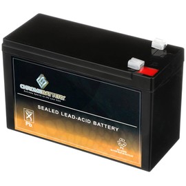CB CHROMEBATTERY 12V 7.8AH Maintenance-Free Battery for Alarm Systems, Scooters, Toys, Emergency Lights, and More - Spade (F1) Terminal