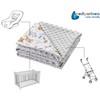 Medi Partners Baby Blanket, 100% Cotton, 75 x 100 cm,