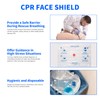 CPR Face Shield with Keyring (6 Pack), CPR Pocket Mask