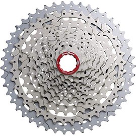 SunRace CSMX9X Cassette - 11-Speed 10-46t Metallic Silver for XD Driver Body