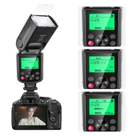 NEEWER 750II TTL Camera Flash Speedlite with LCD Screen, Compatible with Nikon D4 D5 D60 D90 D100 D200 D300S D300 D500 D610 D700 D750 D800 D810 D850 D3400 D3500 D5200 D5300 D7000 D7100 D7200 D7500