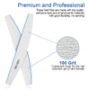 Nail File Set for Acrylic Nail Files, 100/100 Grit (12