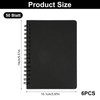 6 Pack Spiral Notebook A6,105mm x 148mm Shorthand Notebook,Kraft Notebook,A6