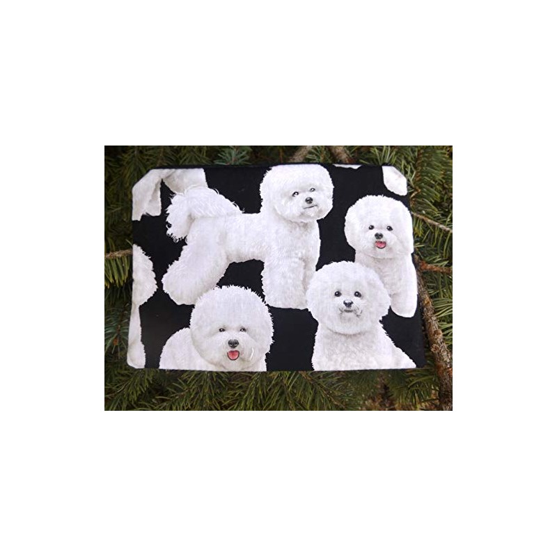 Bichon Frise zippered accessory bag, The Scooter