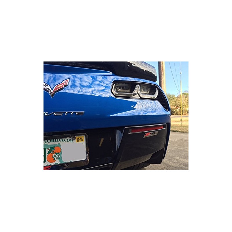 C7 Corvette 2015+ GM Chrome Z06 Supercharged Fender Badges -