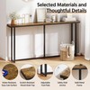 Yaheetech Narrow Console Table with Sturdy Metal Frame, 71 Inch