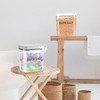 Yomjarl 2 Pack Salt Container,2 L Bath Salt Container With
