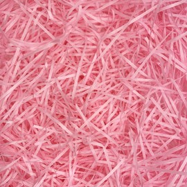 Wgudzpj Easter Crinkle Cut Paper Shred Filler, Shredded Paper for Gift Baskets, Crinkle Paper for Gift Wrapping (Pink)