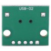 Keenso 10Pcs Mini USB to DIP Adapter Board USB Breakout
