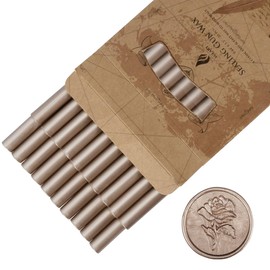 20PCS Standard Glue Gun Sealing Wax, Sealing Wax Sticks - Ideal for Wedding Invitations, Letters, Envelopes, Cards and Crafts, Work with Standard Glue Guns(Champagne)