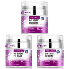 Vbilobec 2025 Latest Caffeine Eye Cream:[30+ SGS Certified] [Used by Over 1M Fans] Anti-aging Eye Cream to eliminate dark circles, puffiness, and fine lines.1.7 fl oz, for Women& Men,3PC