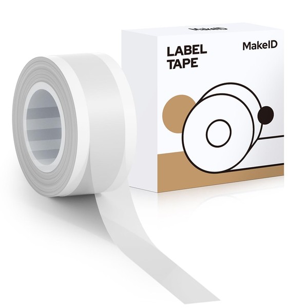 MakeID L1 E1 Label Maker Tape Refills, 9mm x 4m