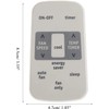 Air Conditioning Remote Controller Replacement for RG15D/E-ELL 5304477003 Air Conditioner