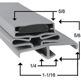 Passeal – 703-963D-06 Door Gasket Size - 31 x 23 1/8 - Beverage-Air Door Seal for Cooler or Freezer – Compatible with Beverage-Air 703-963D-06 Refrigeration Gasket