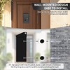 Wall Mount Key Drop Box, with Key Lock & Flip
