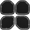 Frienda 4 Pcs Bling Car Coasters Cup Holder Coasters for