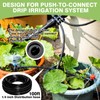 Maotong 100FT 1/4 inch New Quick-Connect Drip Irrigation Kit Distribution