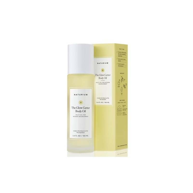 Naturium Aceite Corporal Glow Getter, Multiaceite Para Una Nutrición Intensa,