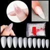 Boolavard Almond Shaped Nail Tips - 500PCS False Nails Tips
