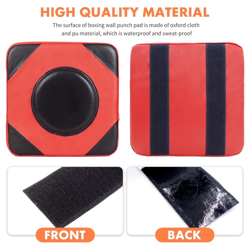 LuiceABC Boxing Wall Punch Pad, PU Leather Karate Taekwondo Boxing