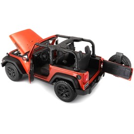 Maisto 2014 Jeep Wrangler No Top Diecast Vehicle (1:18 Scale)