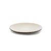 Elama White Lily 16 Piece Luxurious Stoneware Dinnerware with Complete