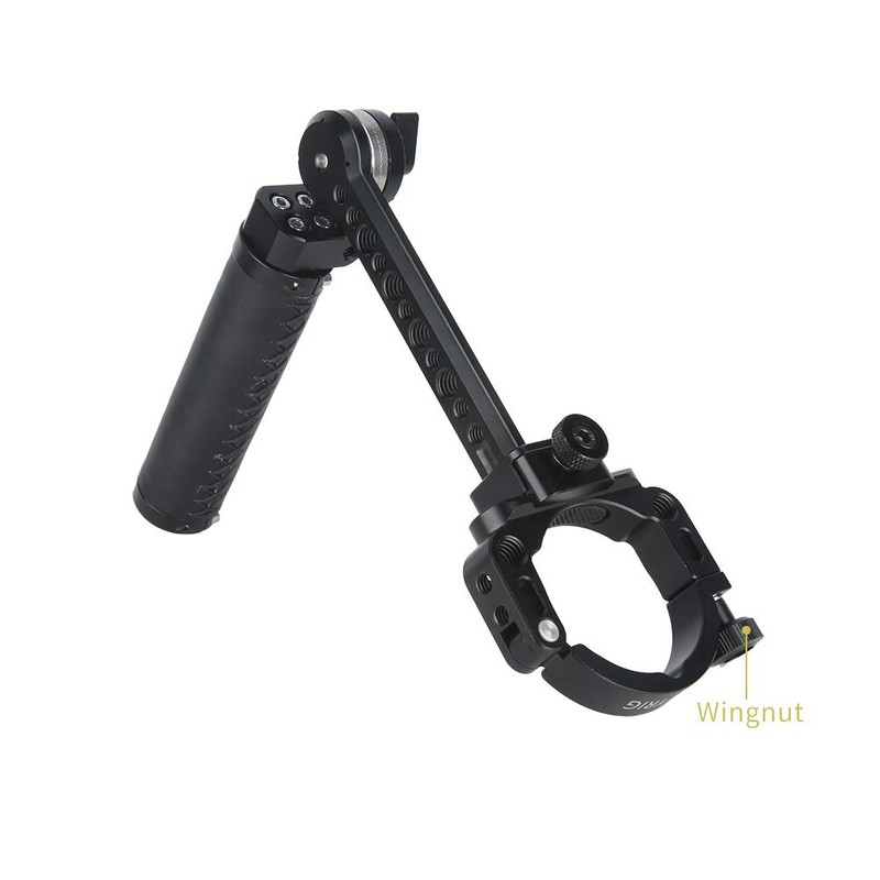 NICEYRIG Handle for Zhiyun Crane 2S Rosette Leather Handle Mounting