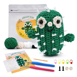 Beginners Zoe Crochet Kit, Crochet Kit for Beginners, Beginners Zoe Crochet Kit, Complete Amigurumi Starter Set with Video Tutorials for Children Adults