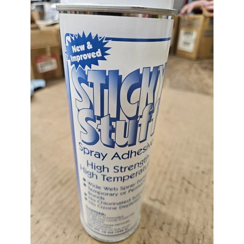 Soffseal Sticky Stuff Automotive Spray Adhesive, High Strength & Temperature,