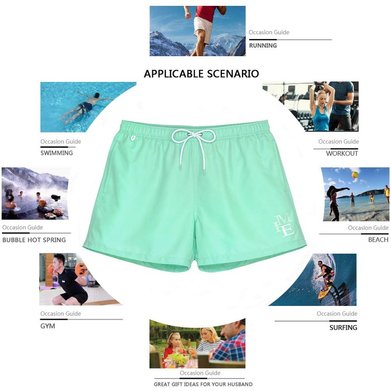 vxsvxm Beach Shorts Swim Trunks Quick Dry Men's Bathing Suit