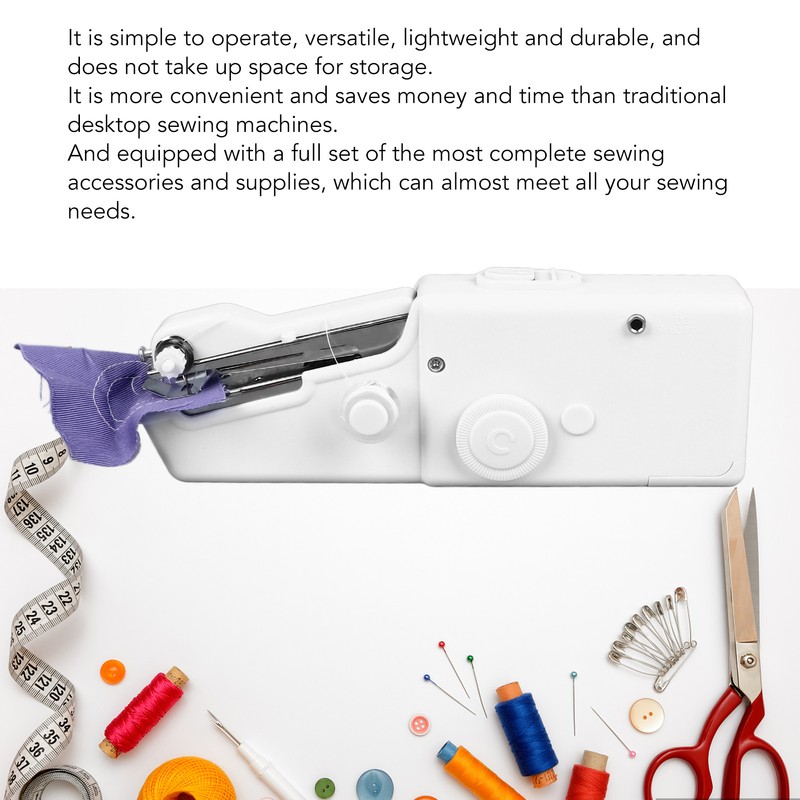 Handheld Electric Sewing Machine Quick Sewing Portable Mini Sewing Machine