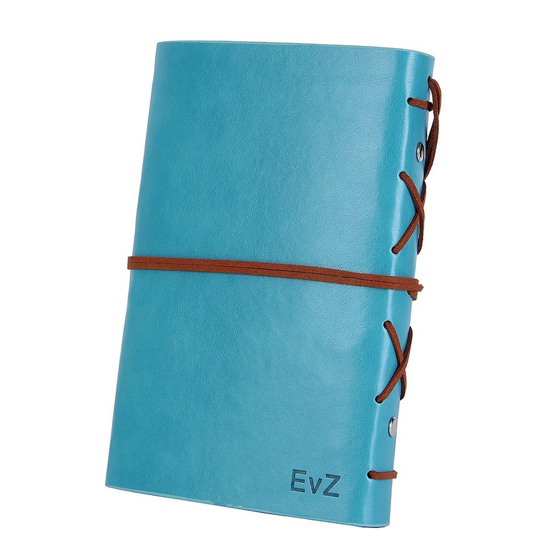 EvZ Leather Writing Journal Notebook, 7 Inches Vintage Nautical Spiral