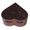 Antique Engraved Wooden Wind-Up Musical Box,Over The Rainbow Musical Box,with