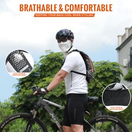 FEIWOOD GEAR - Mochila de hidratación con vejiga de agua de PEVA de 3 L, mochila ligera de hidratación para MTB, ciclismo, senderismo, correr, mujeres, hombres, paquete de hidratación de 10 l