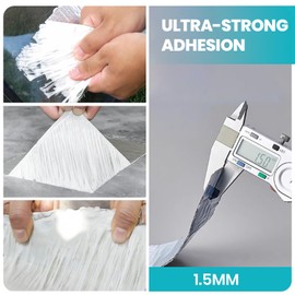 ADHES Extra Thick Butyl Tape 4 Inch x 16 Feet x 1.5mm – 50% Thicker for Superior Waterproof Sealing – Weatherproof Butyl Sealant Tape for RV Repairs, Roof Leaks, Window Seals, Pipe Seals, and More